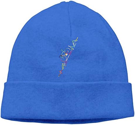 XUri Heartbeat Bicycle Unisex Beanie Cap RoyalBlue