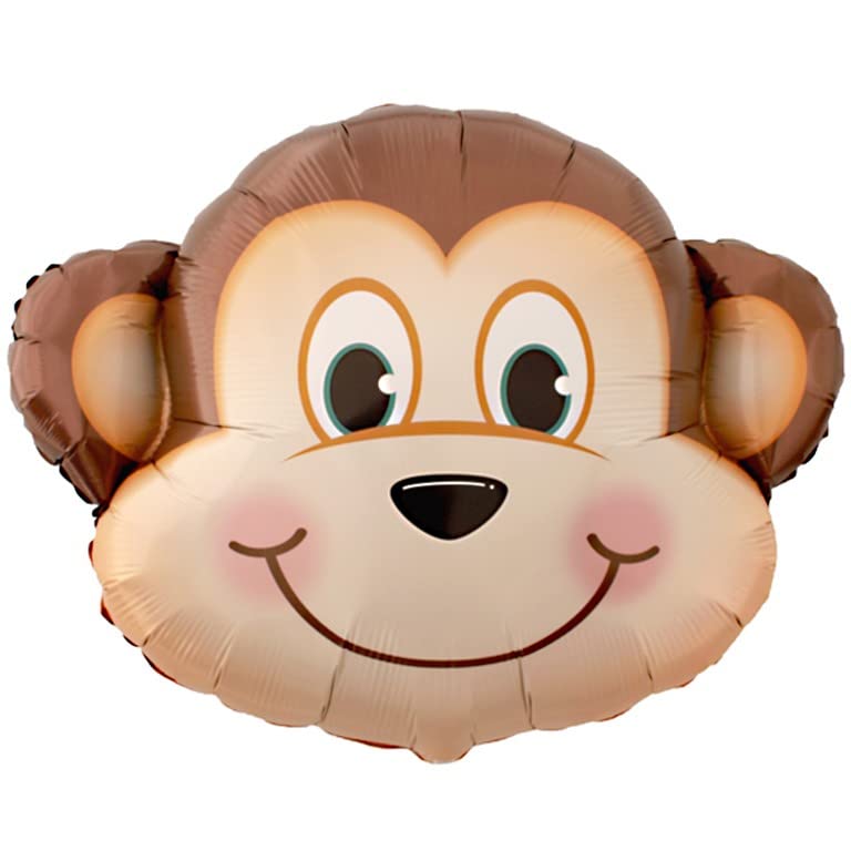 Monkey Animal Foil Balloon, 81cm (2 pack) — image 1