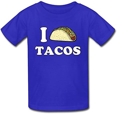 Hoeless I Love TacosInfant Short Sleeve TeeSoft Shirt 6 M RoyalBlue