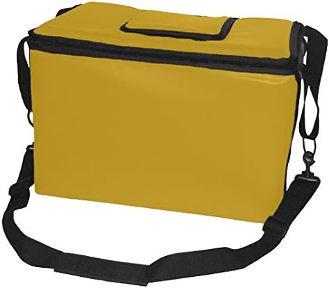 TCB Insulated Bags HWK-1D-Yellow Food and Beverage Carriers: Hawking Vending Bag with Dispensing Lid, 12" x 18" x 12", Yellow