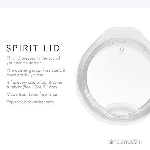 image for Simple Modern 12oz Spirit Wine Glasses 2 Pack Bundle - Stainless Steel