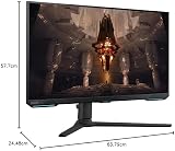 Samsung Odyssey G70B 28 inch 4K UHD 144Hz Gaming Monitor view 10