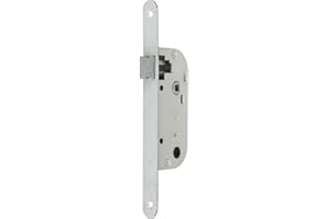 Bricard 2675 Recessed Lock 40 mm Axis for Living Room Door, Kitchen, Keyless, Electro-Galvanised