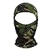 WTACTFUL Camouflage Balaclava Face Mask Hood Ninja Outdoor Cycling Motorcycle Hunting Hiking Tactical Airsoft Paintball Gear Wind Dust Sun UV Breathable Full Face Mask SP-06