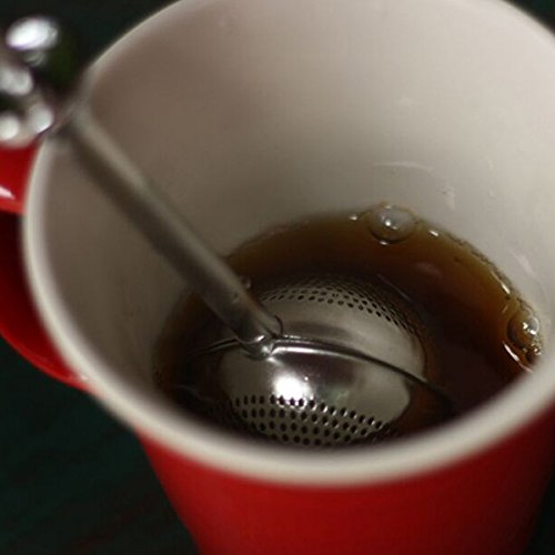 Stainless Steel Mesh Ball Spice Herbal Loose Leaf Infuser Tea Strainer Filter by DOM