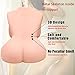 Rzoeox Sex Doll Male Masturbator with Vagina and Anal, 3D Lifelike TPE Torso Toys with Metal Skeleton for Men Masturbation (14.2 x 10.3 x 5.7in, 5.5kg)