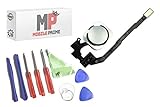 iPhone 5S Home Button Flex Cable Prime Repair Kit with Certified Repair Tools- MOBILEPRIME (Silver)