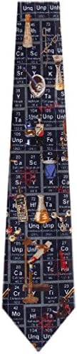 Navy Periodic Table Tie