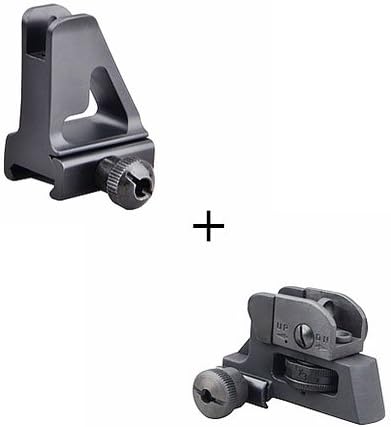 Trinity Force AR-15 Removable Front Sight Tower Completet with A2 Square Post Assembly Set Come with Complete AR-15 Match-grade Rear Sight