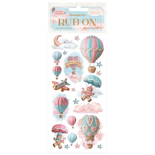 Stamperia DFLRB172 Scrapbook Pad, Pink/Blue, 10 cm x 21 cm