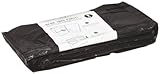 Janibell Polyethylene Continuous Waste Can Liner for 2-Gallon PRIVÃ‰ Napkin Disposal System, Flat Seal, Black, 0.39 Mil, (Case of 10 Rolls, up to 30 Bags per Roll)