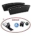Car Seat Gap Filler & ipocket organizer -between the seats and console. Premium PU Leather Caddy for Automotive Interior Accessories - Side Seat Catcher