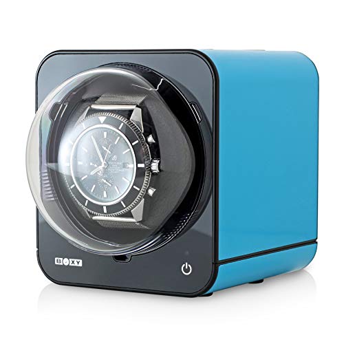 Fancy Brick Stackable Watch Winder Add-On (Without AC Adapter) (Blue)