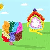 Caydo 240 Pieces Pom Poms 2.5cm Assorted Colour Acrylic Yarn Craft Ball view 6