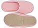 UltraIdeas Comfort Knitted Cotton Slippers for Men and Women Washable Flat Closed Toe Ultra Lightweight Indoor Shoes with Non-Slip Sole (XL /11-12 B(M) US, Pink)