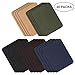 Iron on Patches 20 Pieces Jacket Jean Clothes Patches Kit by eMgioo, 4.9 x 3.7 Inch, Dark Assortment, 5 Colors