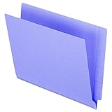 Pendaflex H110DPR Reinforced 2-Ply Folders, Straight Cut, End Tab, Letter Size, PE, 100 per Box