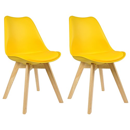 WOLTU-Sedie-da-Cucina-Sedia-da-Scrivania-con-Schienale-Gambe-Legno-Moderno-2-Pz