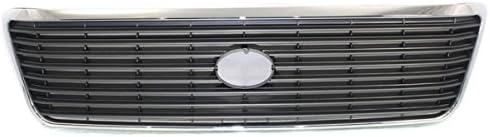 Partomotive For NEW 98 99 00 LS-400 Front Grill Grille Assembly Chrome/Gray LX1200116 5310050100