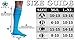 Authentic Graduated Compression Socks for Sports, Running, and Recovery (M-L, Blue)