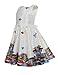 Arshiner Kids Girls Sleeveless Flower Printed Summer Party Dress