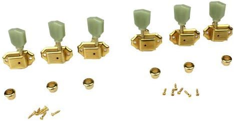 Vics 3R3L Vintage Style Gold-Plated Guitar Tuning Machine Pegs for GIBSON Electric Guitar