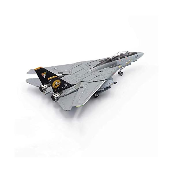 1yess 1:72 Militär F-14D Tomcat Kämpfer VF-31-Bombe Cat-Geschwader-Legierung Modell, Erwachsene Geschenk und… – Bild 6