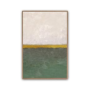 Framed Canvas Wall Art Abstract Color Block Canvas Prints Home Artwork Decoration for Living Room,Bedroom - 16x24 inches