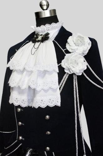 Amazon 黒執事 シエル 夜会服セット くろしつじ 黒執事衣装 黒執事コスチューム 黒執事コスプレ Kuroshitsuji 執事 フルセット完全版 キッズコスチューム ホビー