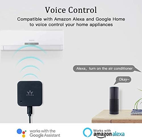 YY YITIKA Control remoto inteligente IR mini universal IR AudioVideo Control remoto Smart Home WiFi Remote Hub compatible con AlexaGoogle Home