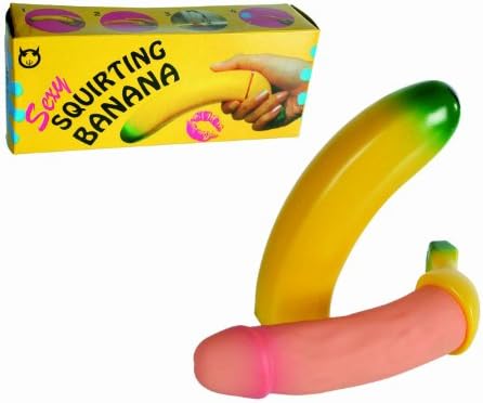Think Great Gifts Essential gift present. Perfect cheeky fun. Squirting Willy Banana