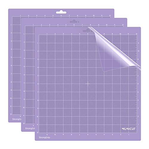 Stronggrip Cutting Mat for Silhouette Cameo 4/3/2/1(12x12 Inch, 3 Pack