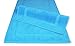 SALBAKOS 100% Turkish Cotton Bath Mat Set 2-Piece - 20x34 inch, Premium Quality Hotel & Spa Collection, Soft, Absorbent, Long Lasting, Durable Bathroom Rugs (Aqua, 2 Bath Mats)
