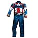Marvel Captain America Costume for Kids Size 7/8 Blue