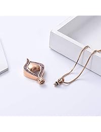 Minicremation Cremation Collar Memorial Jewelry   El mejor recuerdo para retener a una persona cadena de serpiente de 22 pulgadas + kit de relleno