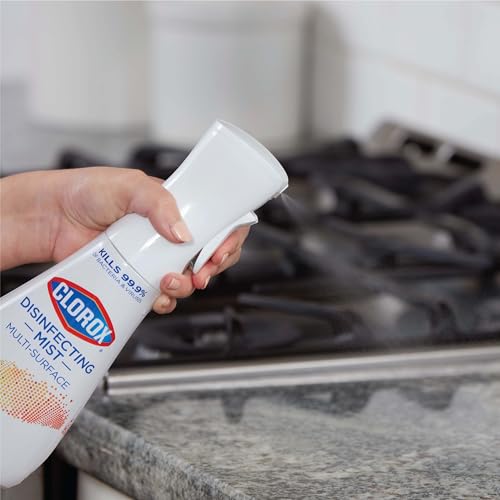 CLOROX DISINFECTING MIST, EUCALYPTUS PEPPERMINT, DISINFECTING SPRAY, 16 FLUID OUNCES