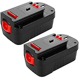 [Upgraded to 3600mAh] HPB18 Replacement Battery for Black and Decker 18 Volt Battery Ni-Mh Compatible with HPB18-OPE 244760-00 A1718 FS18FL FSB18 Firestorm Cordless Power Tools 2 Packs