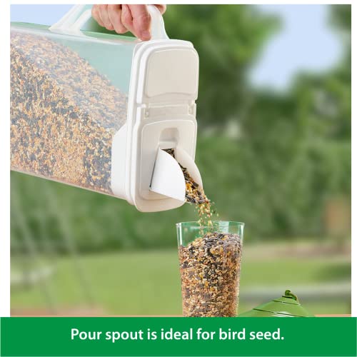 Buddeez Pet Food Storage Container 8 Quart Capacity Bird Seed