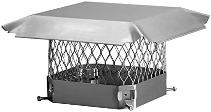 Draft King SS59U Stainless Steel Bolt On Single Flue Chimney Cap, 5" x 9"