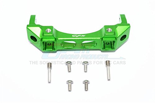 Traxxas TRX-4 Trail Defender Crawler Upgrade Parts Aluminium Front Bumper Mount - 1Pc Set Green