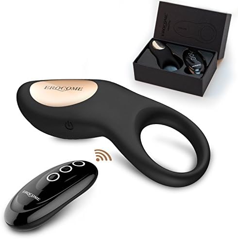 EROCOME USB rechargeable waterproof remote control vibrating wearable massager ring for men and couple