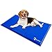 Comfortable Extra Large Cooling Mat For Dogs/Cats, Self Cooling Gel Mat, Pressure Activated, Travel Indoor & Outdoor Pet Mat, Non-Toxic Dog Mat, Floor Bed Car Sofa Etc, Blue (35.5