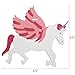 Mziart Cute Unicorn Luggage Tags for Women Travel Baggage Tags Suitcase Bag Lables Backpack Identifier, Set of 4