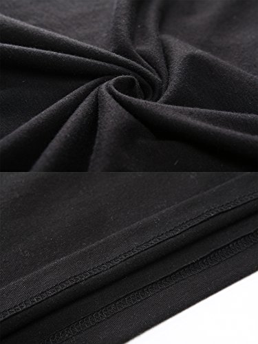 image for MAGCOMSEN Black T Shirt Men Summer Long Sleeve T-Shirt Leisure Soft Th