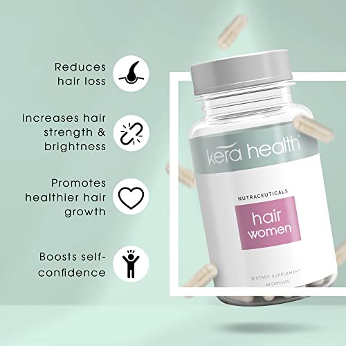 KeraHealth Hair Women Hair Growth Supplement with Zinc, Keratin with