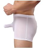 AILNT 2019 Men 's Underwear Sexy Temptation Separation Ice Silk Translucent JJ Sets