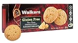 Walkers Shortbread Gluten-Free Pure Butter Ginger & Lemon Shortbread, 4.9 Ounce Box (Pack of 6)