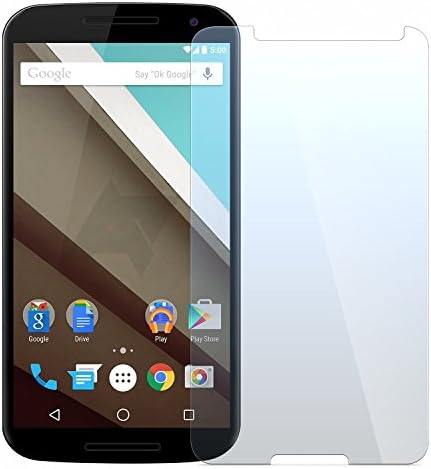 Nexus 6 Glass Screen Protector Set By GTRADE [2-Pack] Tempered Glass Touch Screen Covers - Anti Bubble &amp; Scratch Resistant - Oleophobic Coating - Clear HD 99.9% Transparency