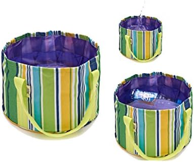 Hecat Multifunction Premium Collapsible Bucket Portable Folding Lightweight Durable Water Container Bucket