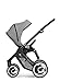 Mutsy Evo Farmer Edition Stroller, Black Chassis/Farmer Mist